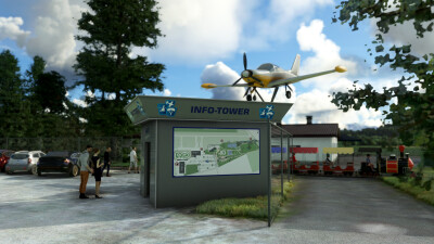 LSZV Sitterdorf Airport - Microsoft Flight Simulator screenshot