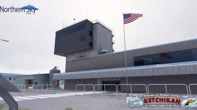 PAKT Ketchikan International Airport - X-Plane 12 screenshot