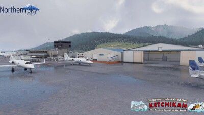 PAKT Ketchikan International Airport - X-Plane 12 screenshot