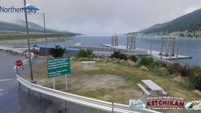 PAKT Ketchikan International Airport - X-Plane 12 screenshot