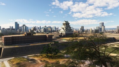 SamScene3D Osaka City Wow - Microsoft Flight Simulator screenshot