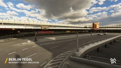 EDDT Berlin-Tegel Airport - Microsoft Flight Simulator screenshot