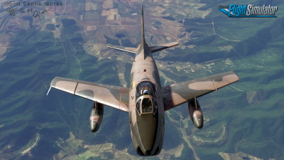 G91 Fiat Aeritalia - Microsoft Flight Simulator screenshot
