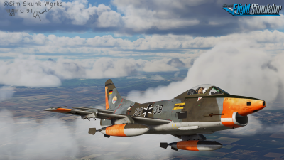 G91 Fiat Aeritalia - Microsoft Flight Simulator screenshot