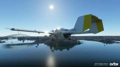 EA-7 Edgley Optica - Microsoft Flight Simulator screenshot