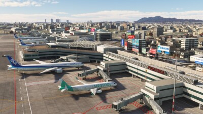 SamScene3D Japan Fukuoka Wow V2 - Microsoft Flight Simulator screenshot