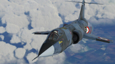 FR-104 G  Starfighter - Microsoft Flight Simulator screenshot